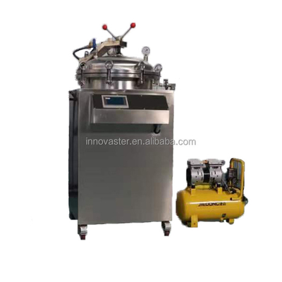 Retorte de esterilização vertical de pequeno porte para alimentos em sacos 4,5-15kw Aquecimento elétrico