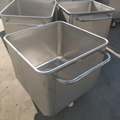 Transporte de alimentos com confiança utilizando carrinhos de transferência de aço inoxidável 304