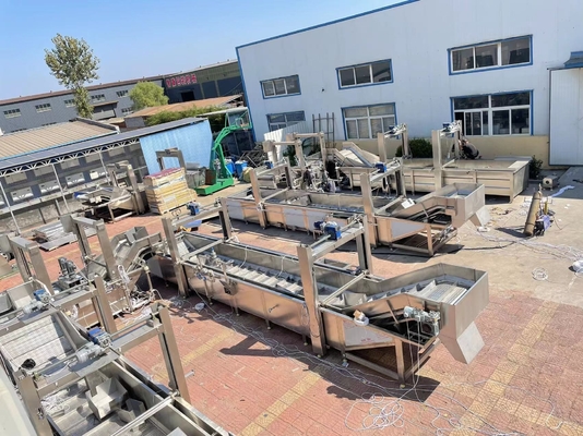 Máquina de descongelamento de camarão de carne congelada com velocidade de levantamento ajustável