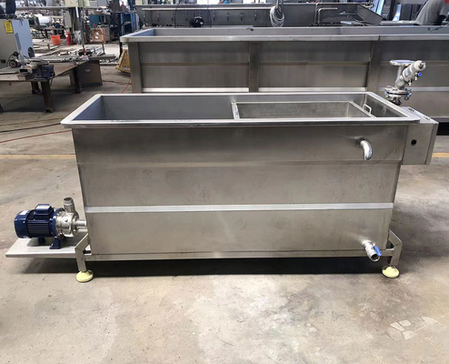 Controle semiautomático Pasteurizador de pequenos lotes com gerador de vapor e tanque de arrefecimento