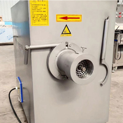 Máquina de moagem de carne industrial de baixa energia e alta velocidade para processamento de carne fresca e congelada