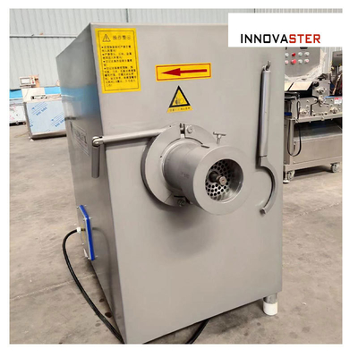 Máquina de moagem de carne industrial de baixa energia e alta velocidade para processamento de carne fresca e congelada