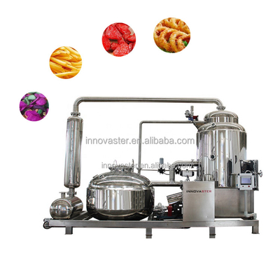 Fonte de energia elétrica 215 KG Desidratador automático a vácuo de fritura profunda para batatas fritas