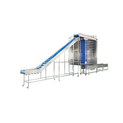 Chocolate Blast Quick IQF Freezer Espiral para Peixes Industriais Camarão Frutos do Mar Amêndoas