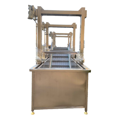 Máquina de descongelamento automática de velocidade ajustável para descongelamento rápido de camarão de carne e peixe IQF