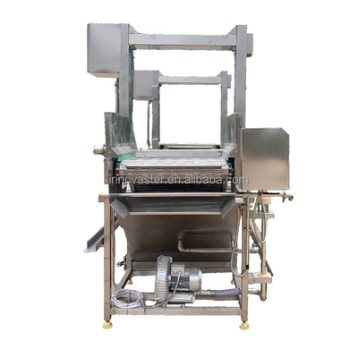 Máquina de descongelamento automática de velocidade ajustável para descongelamento rápido de camarão de carne e peixe IQF