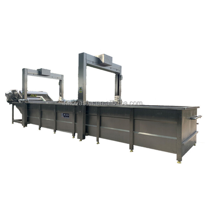 Máquina de descongelamento automática de velocidade ajustável para descongelamento rápido de camarão de carne e peixe IQF